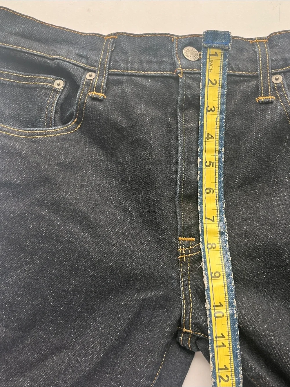 Arizona Jean Co Men's Dark Wash Blue Jeans Size 34 X 32 Stretch Denim